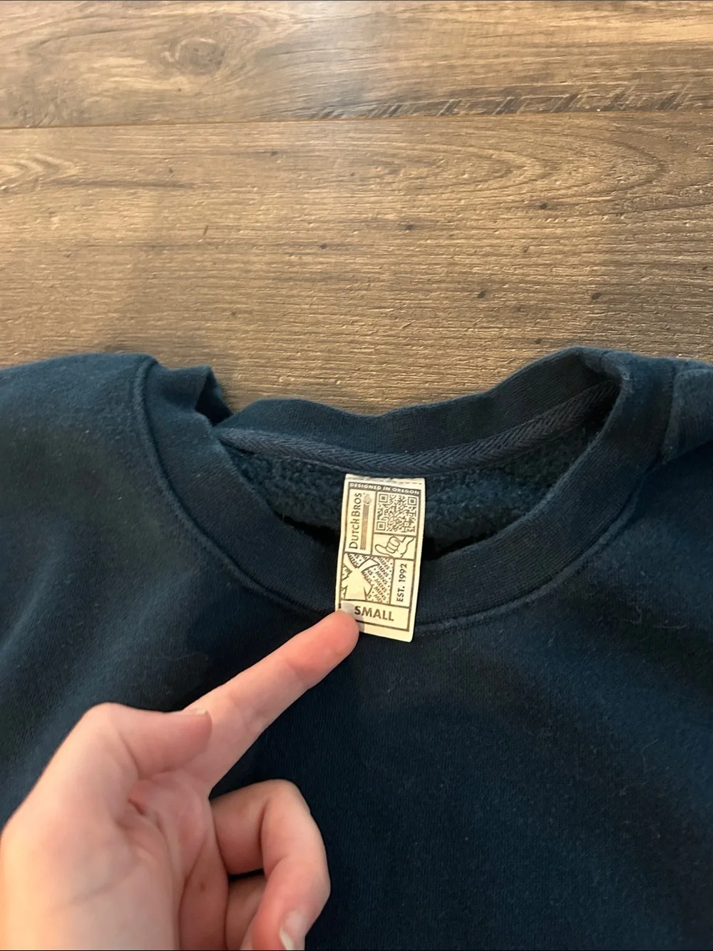 DUTCH BROS Since 1992 Employee Issued Crewneck Sweatshirt Oversized Fit RARE